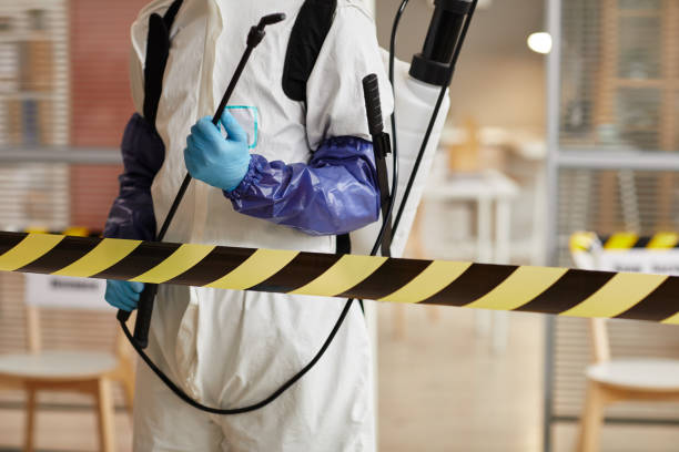 Professional Infectious Disease Decontamination technician working in Raymond, CA